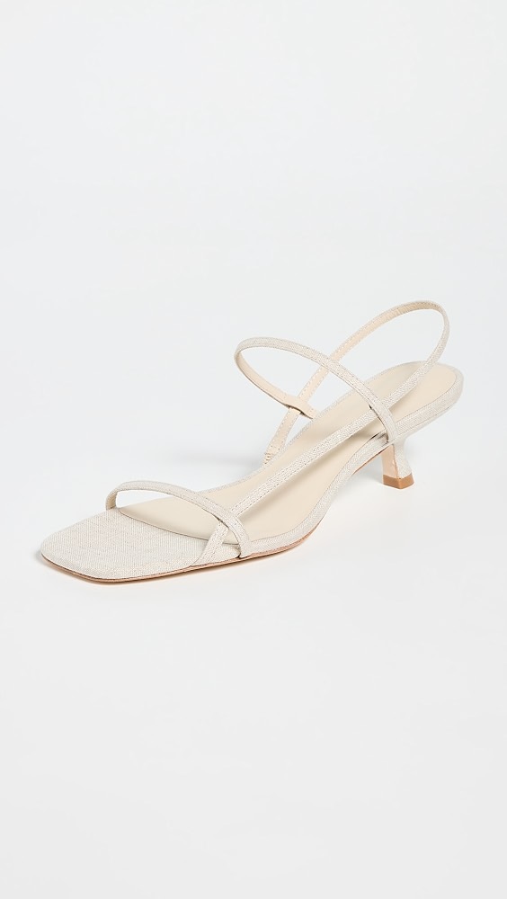 Reformation Serenity Linen Sandals