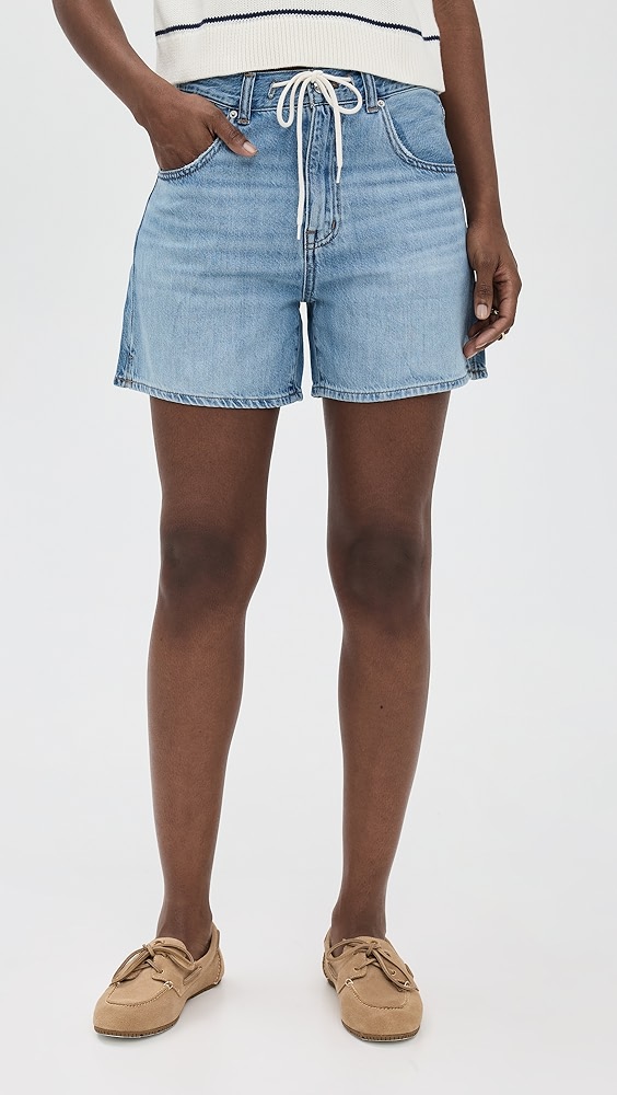 Madewell Drawstring Jean Shorts
