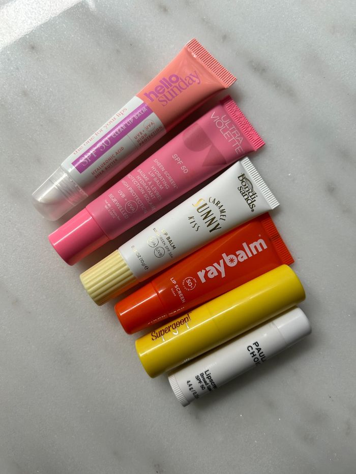 Junior beauty editor, Grace Lindsay, testing SPF lip balms