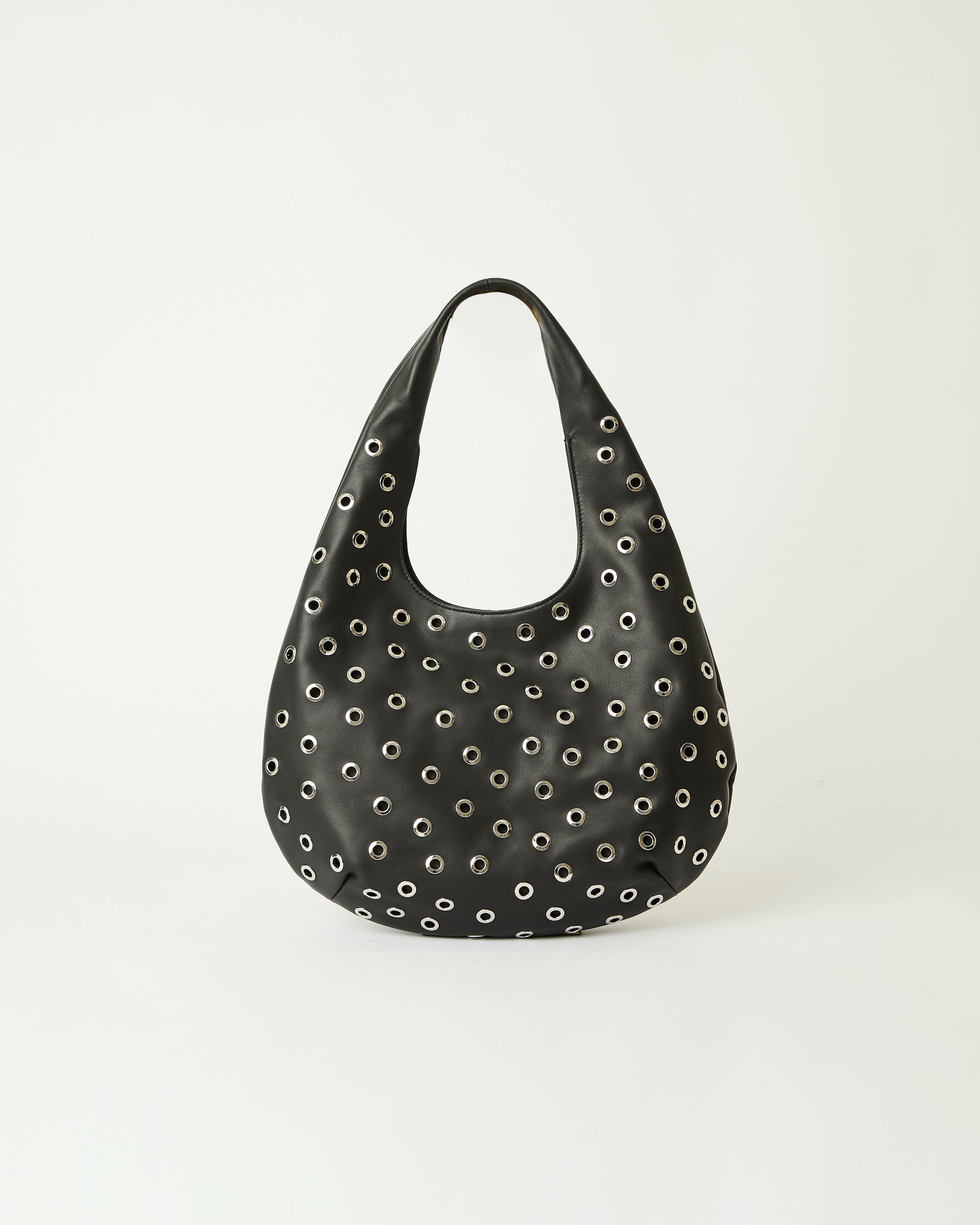 Gia Grommet Leather Hobo