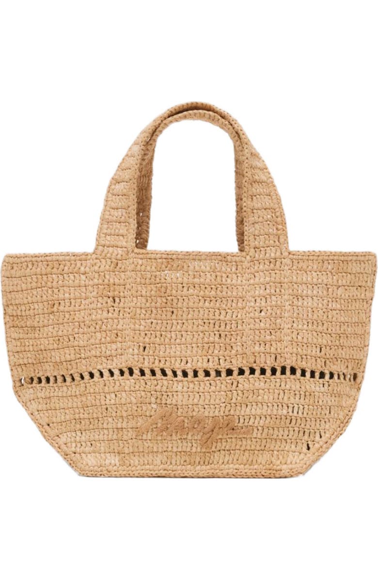Natural Raffia Mini Tote