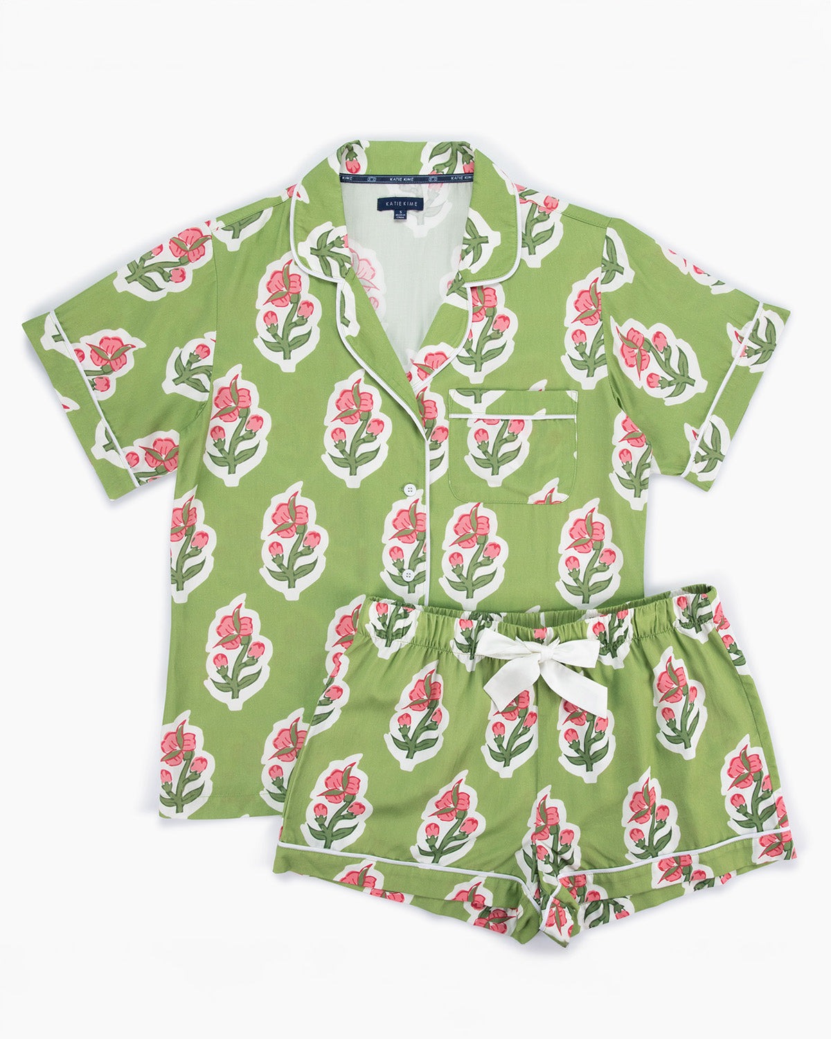 Katie Kime, Floret Pajama Shorts Set