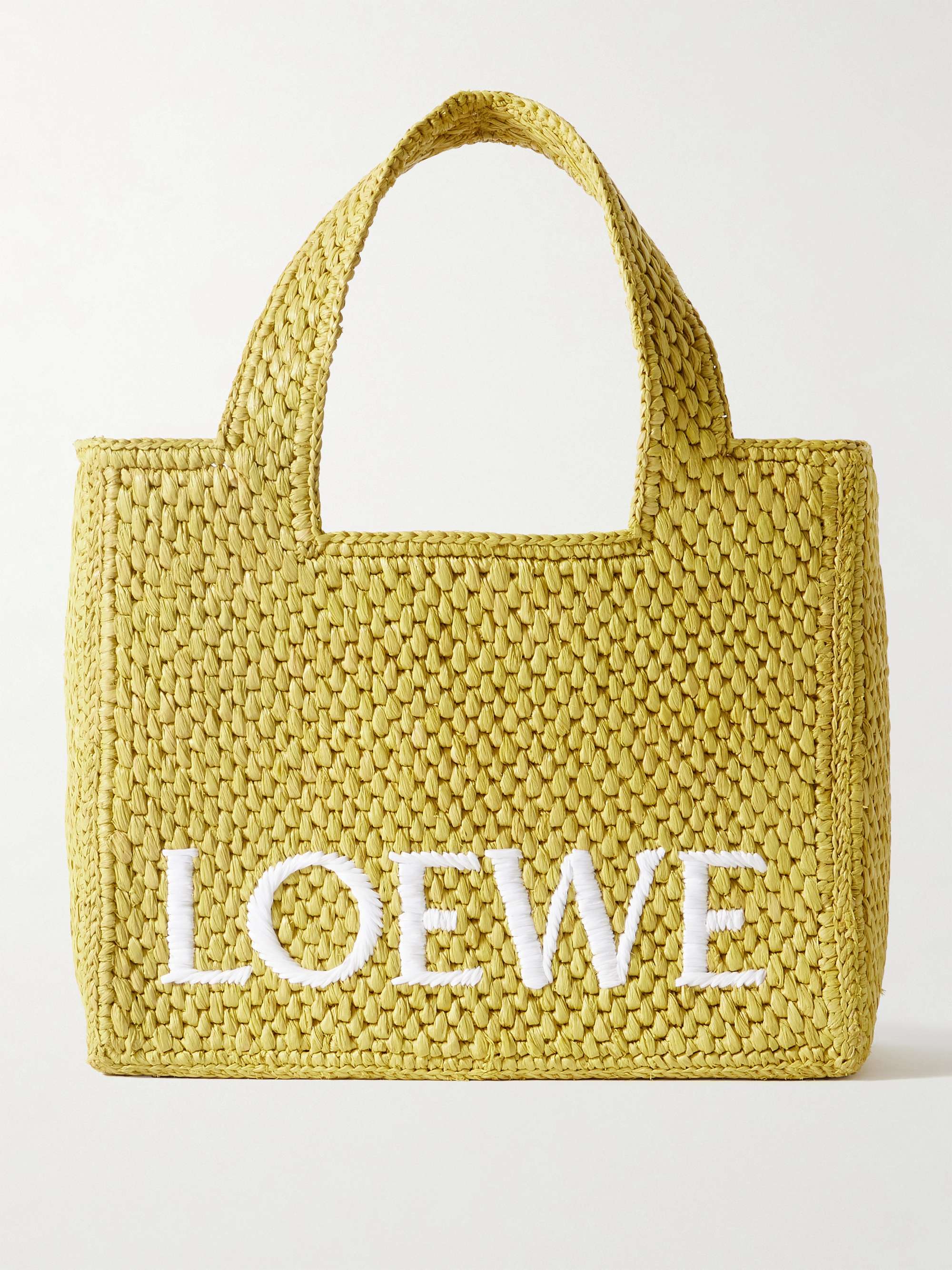 + Paula's Ibiza Embroidered Raffia Tote