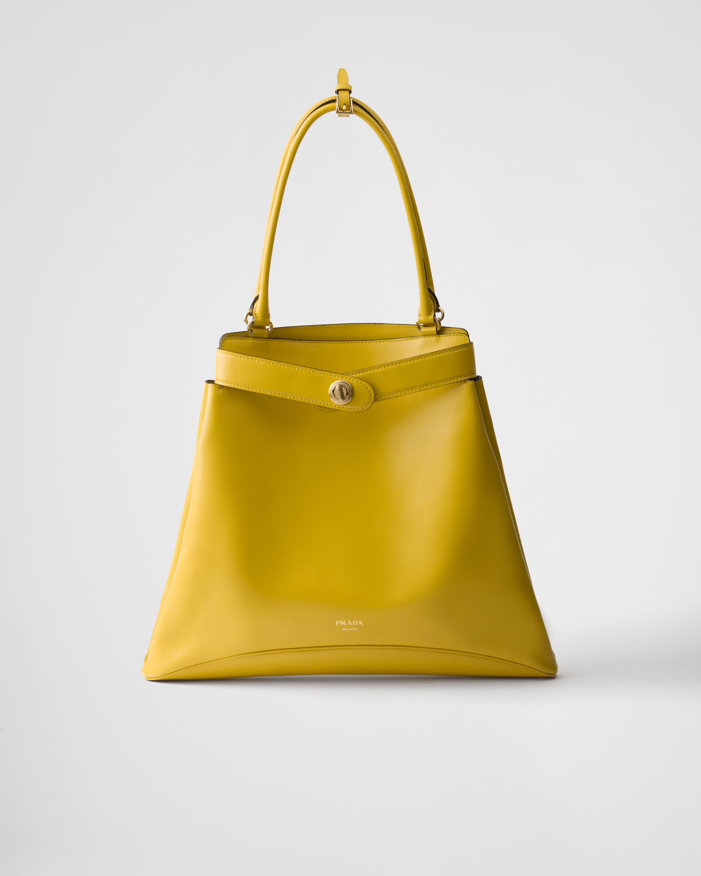 Large Prada Carey Leather Bag