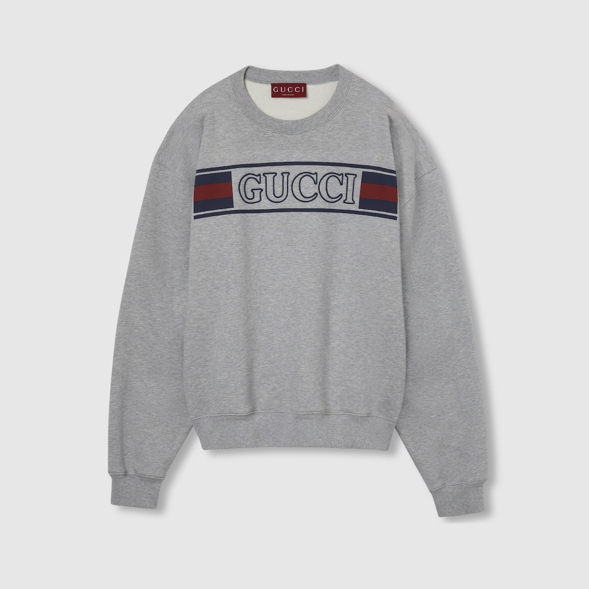 Gucci, Cotton Jersey Sweatshirt With Embroidery