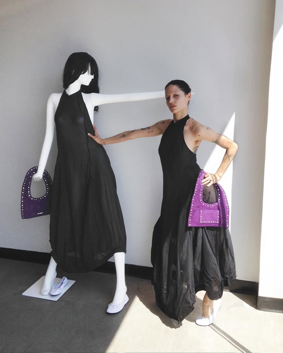 Gabbriette wearing Gimaguas.