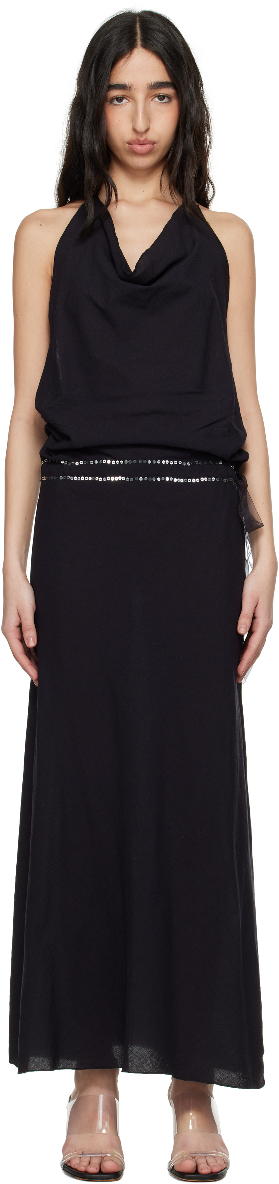 Black Costa Maxi Dress