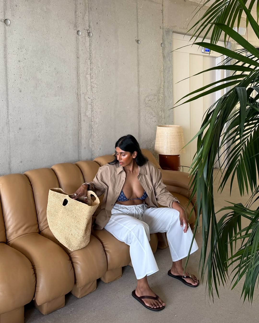 Monikh wears a Matteau bikini