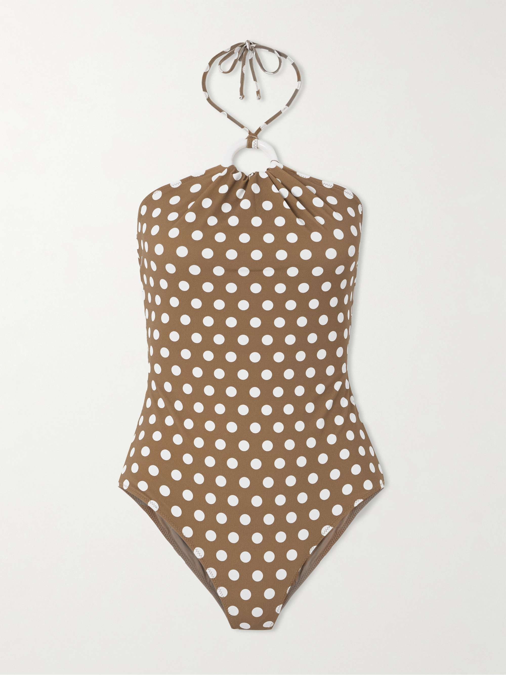Avalon Polka-Dot Halterneck Swimsuit