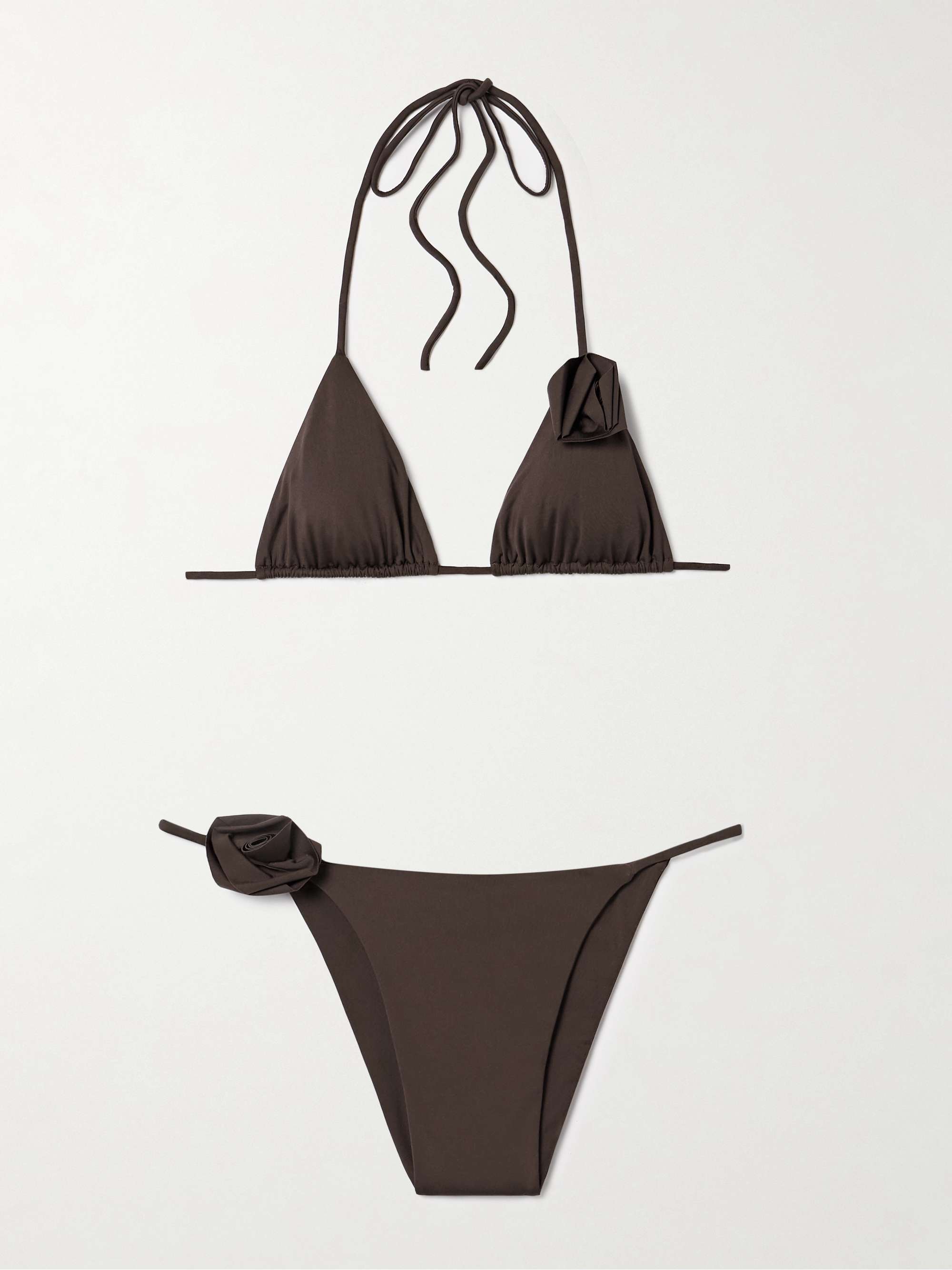 Gola Appliquéd Triangle Halterneck Bikini