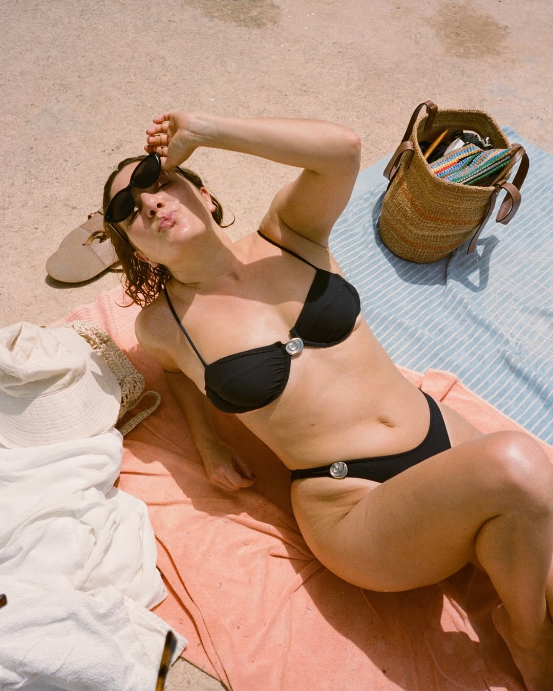 Emma Hoareau wears a Cooke Swim Bikini