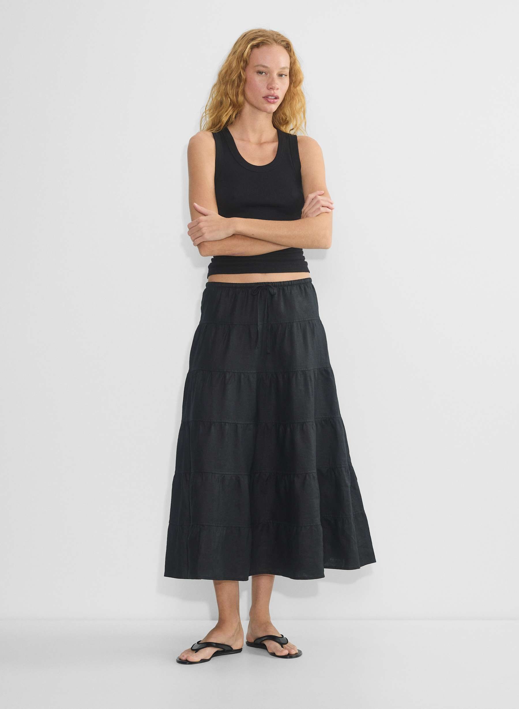 Wilfred, Bouquet Linen Skirt