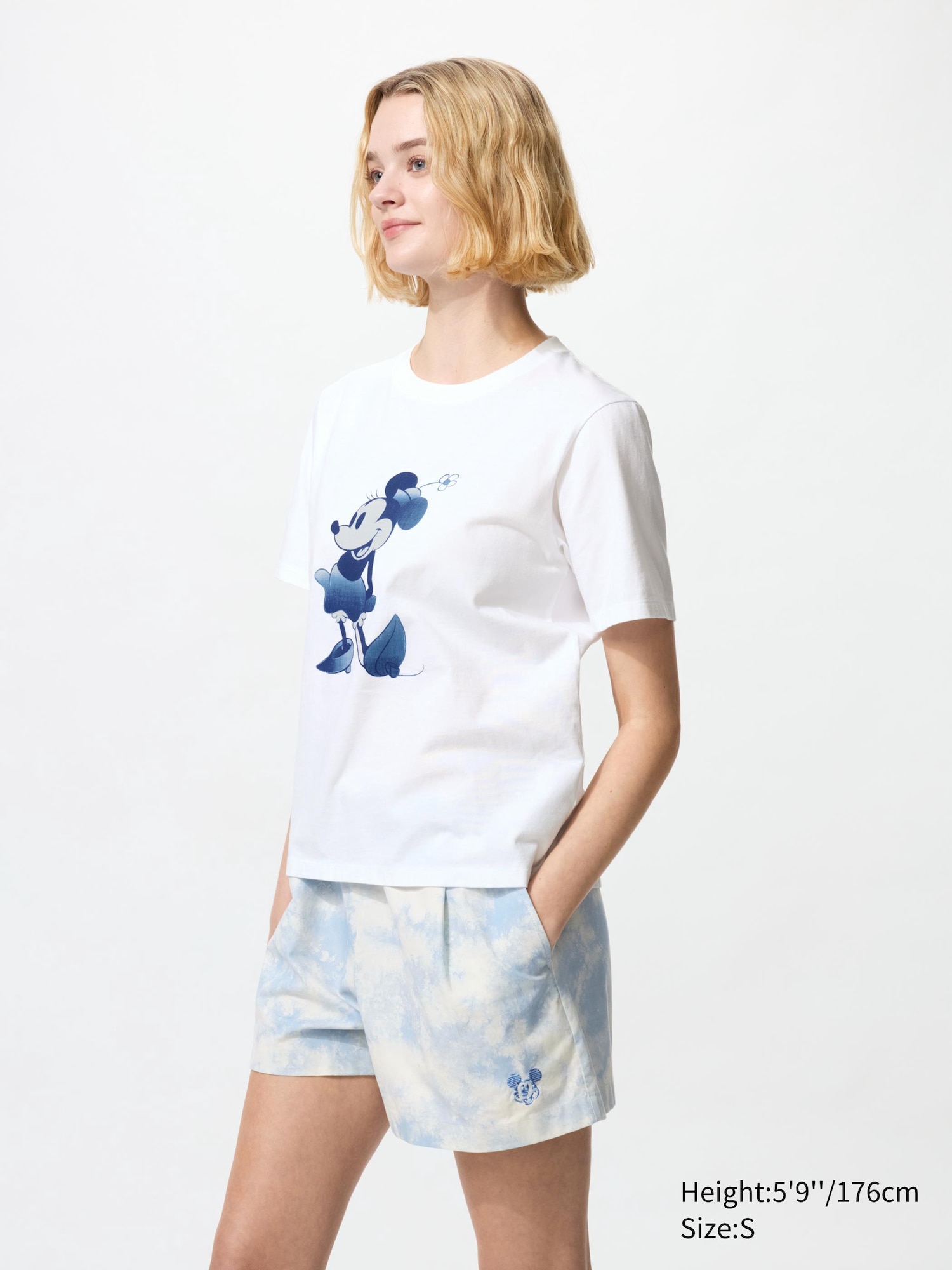 Disney in Blue Easy Shorts (tie-Dye)