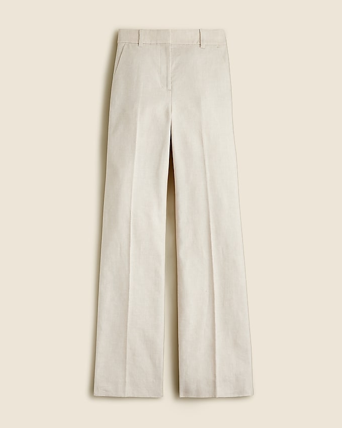 Carolina Flare Pant in Stretch Linen Blend