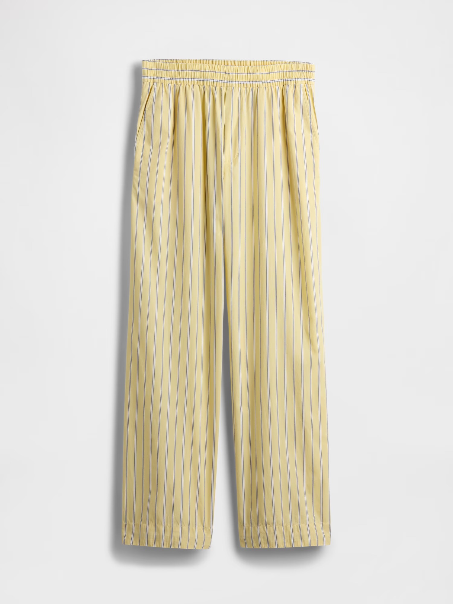 Gap, Organic Cotton Poplin Easy Wide-Leg Pants