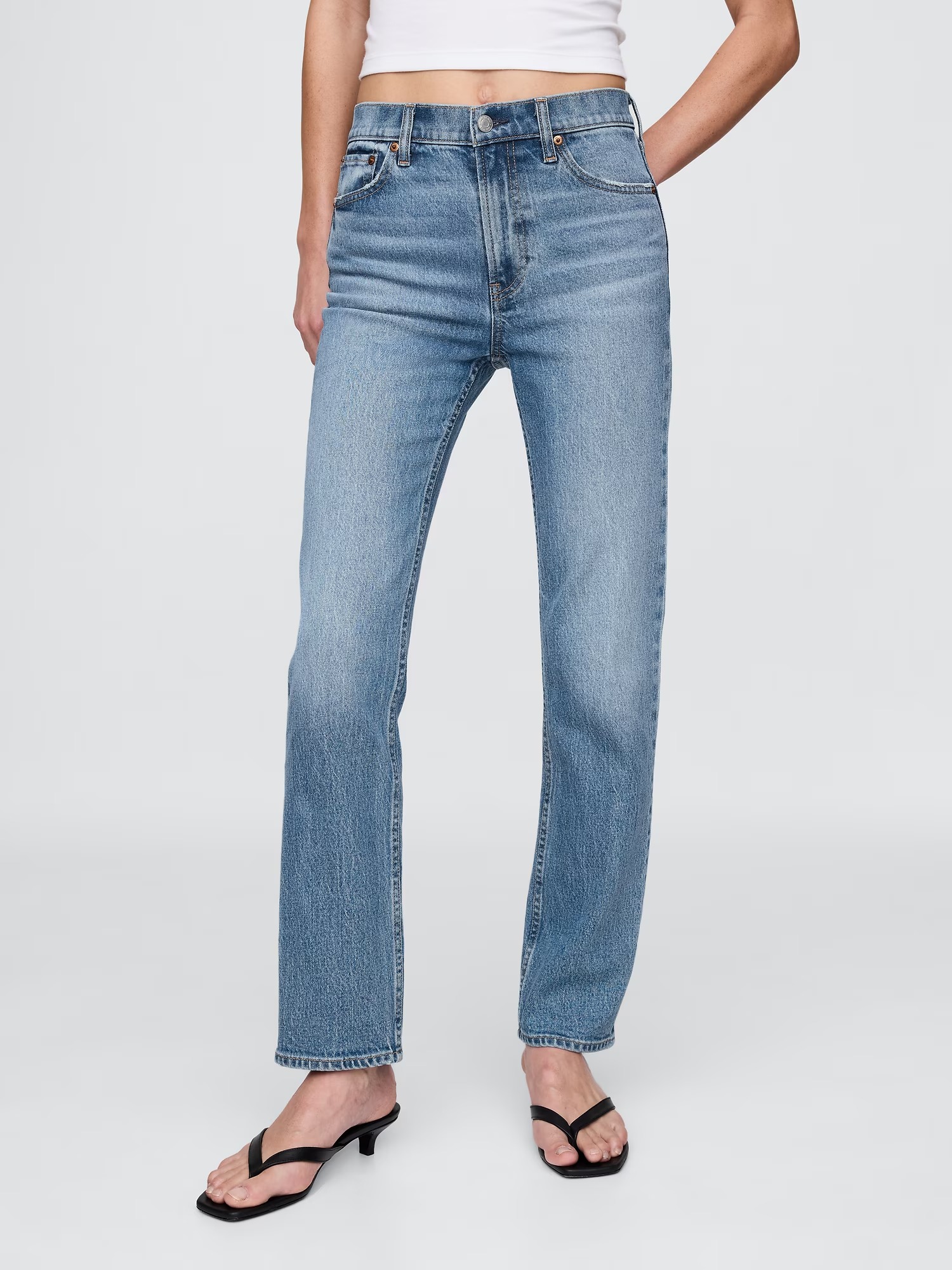 Gap, High Rise ’90s Straight Jeans