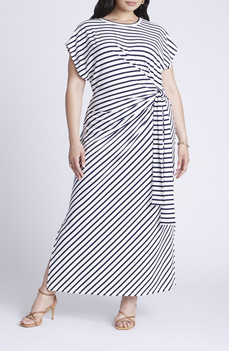 Easy Side Tie Maxi T-Shirt Dress