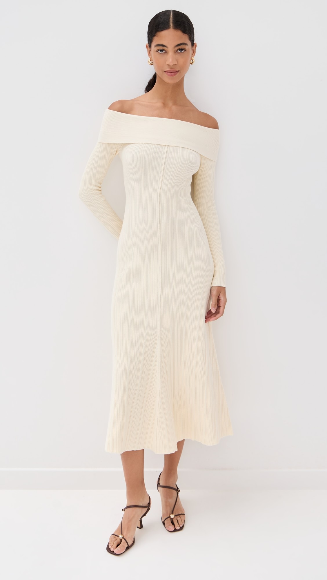 Le Bop, Off Shoulder Midi Dress