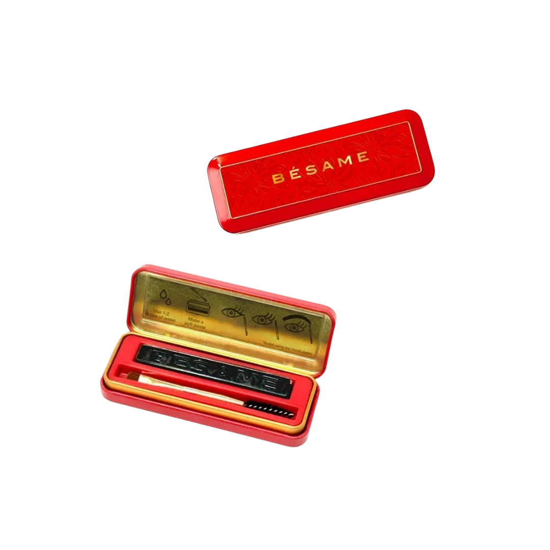 Bésame Cosmetics 1930 Cake Mascara, Eyeliner & Brow Definer