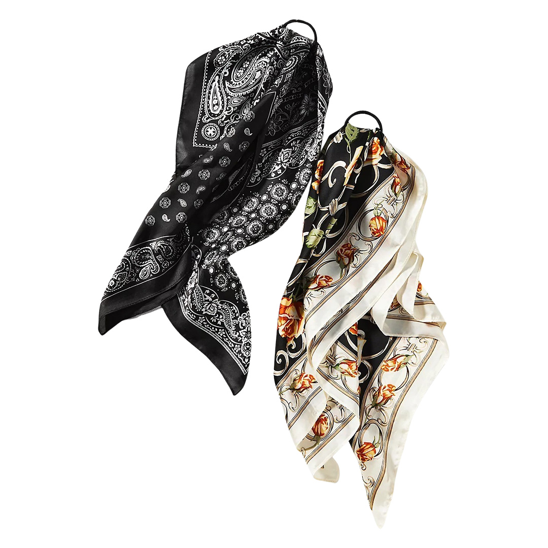 Anthropologie Wallpaper Floral Hair Scarves