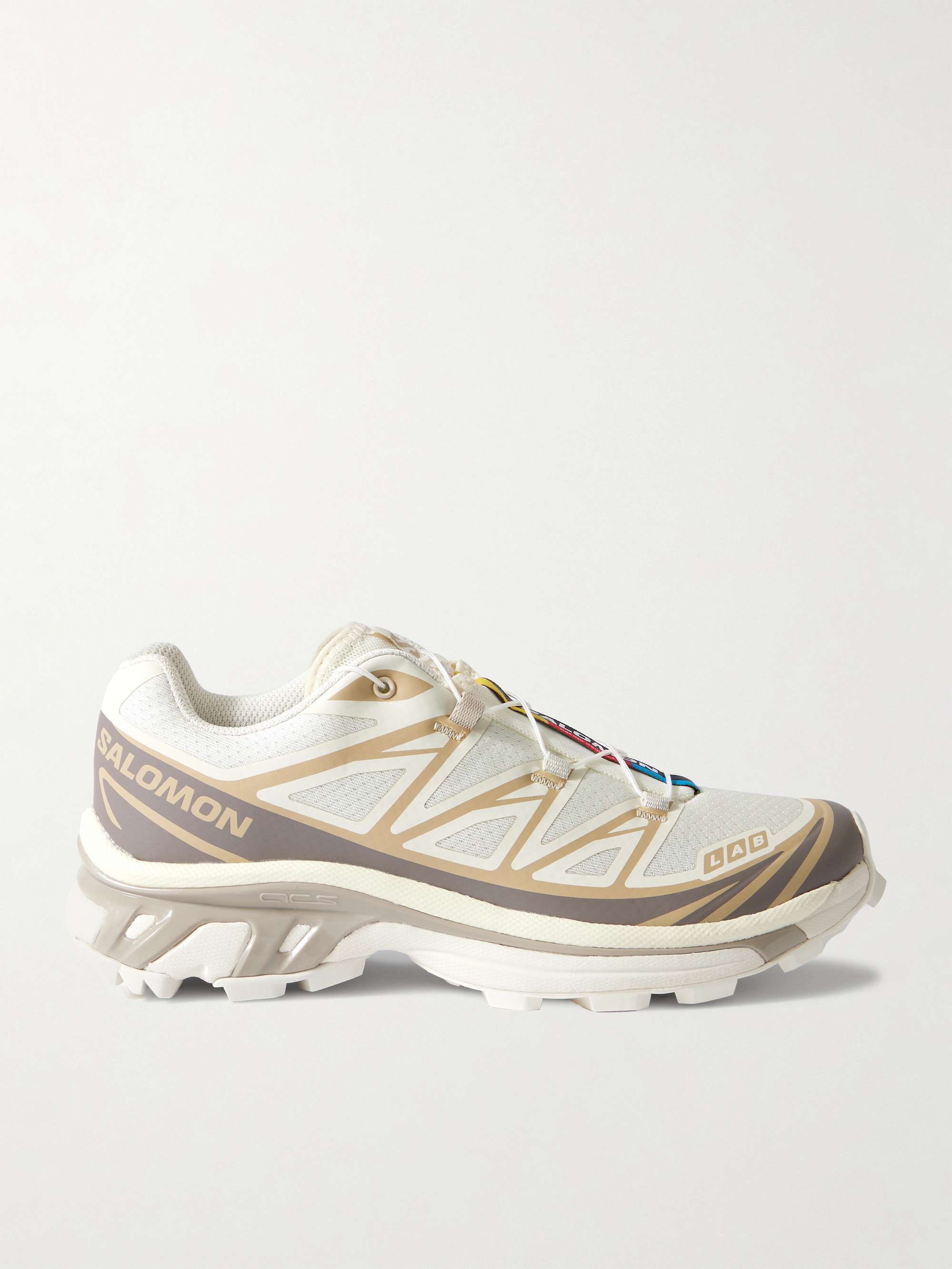 Xt-6 Rubber-Trimmed Mesh Sneakers