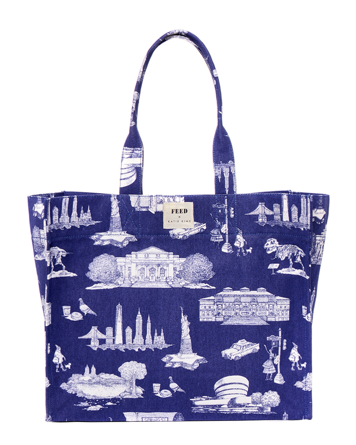 Katie Kime X Feed Nyc Toile Carryall Tote