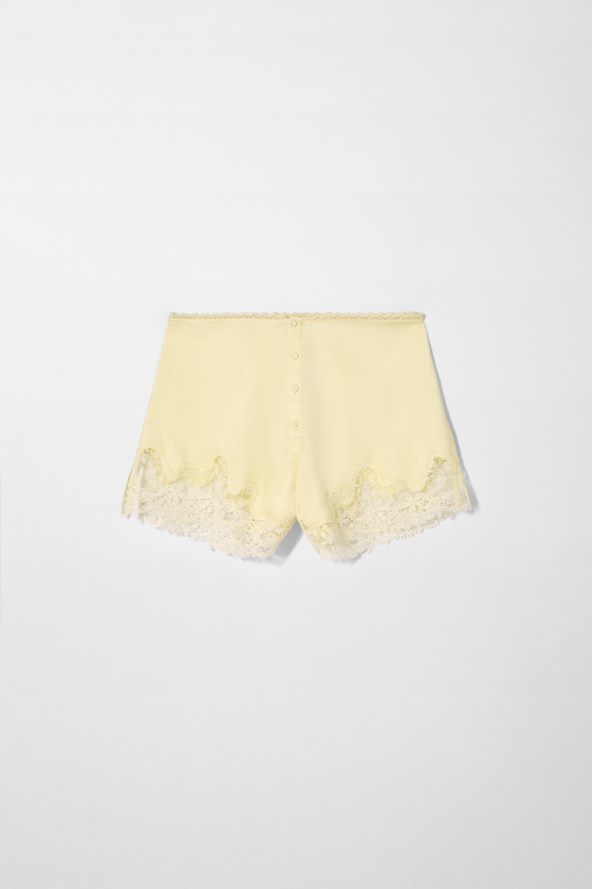 Silk Lingerie Shorts Kate Moss X Zara