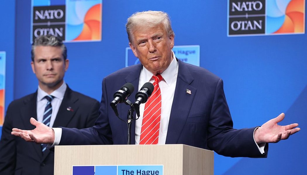 Peach Papa Trump Uses Usher Song In Lame NATO Recap Video, Social Media Demands Cease & Desist