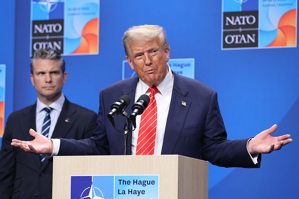 THE NETHERLANDS-THE HAGUE-NATO SUMMIT-U.S.-TRUMP-PRESS CONFERENCE