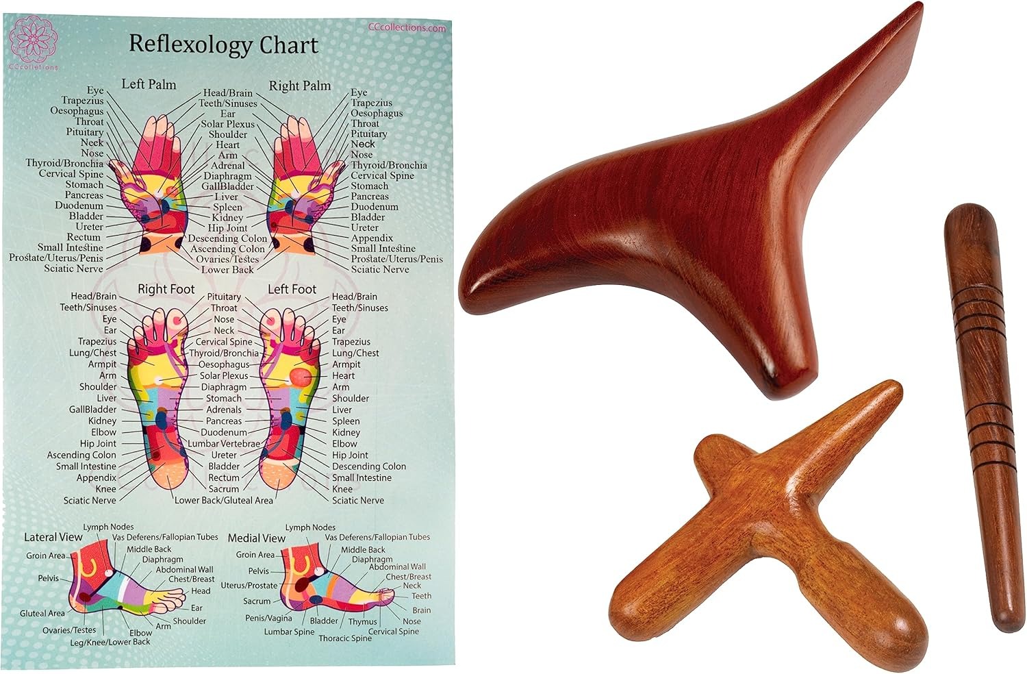 CCollection Wood Therapy Reflexology Tools