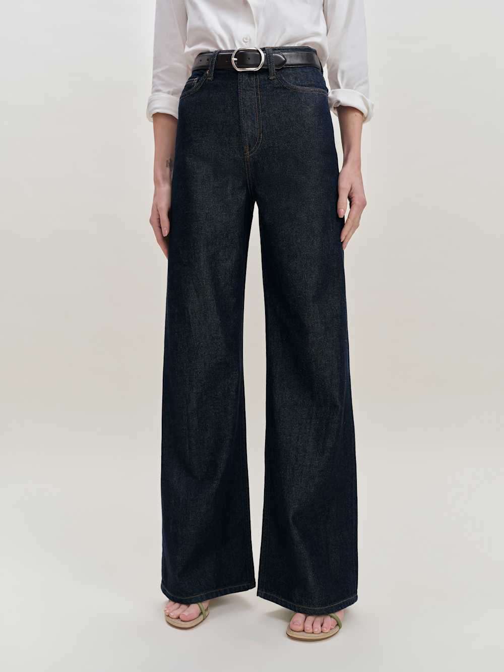 Cary Lived-In Wide Leg Jeans