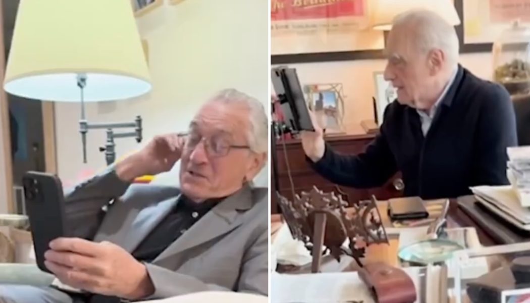 Robert De Niro Wishes Goodnight to a Very Confused Martin Scorsese
