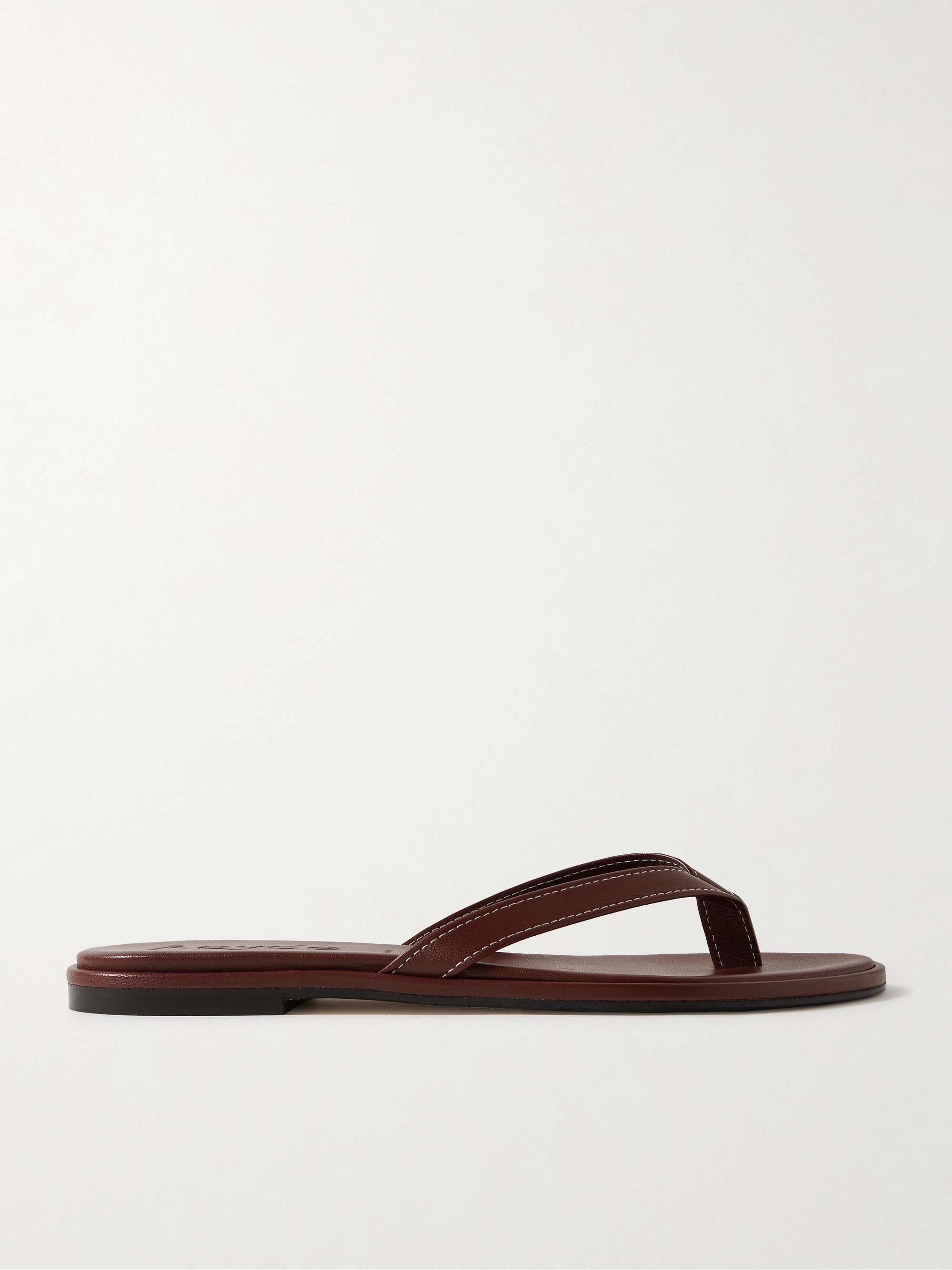 Melody Leather Flip Flops