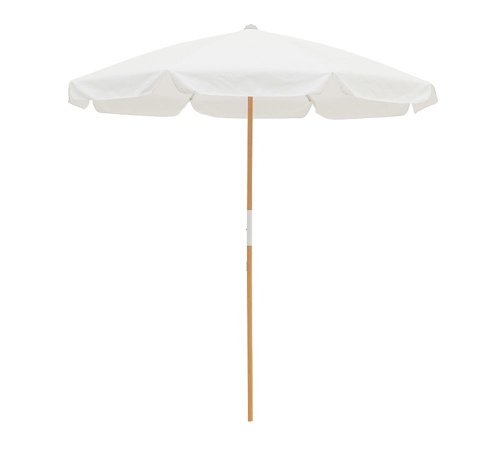 Pottery Barn, St. Tropez Scalloped Beach Umbrella