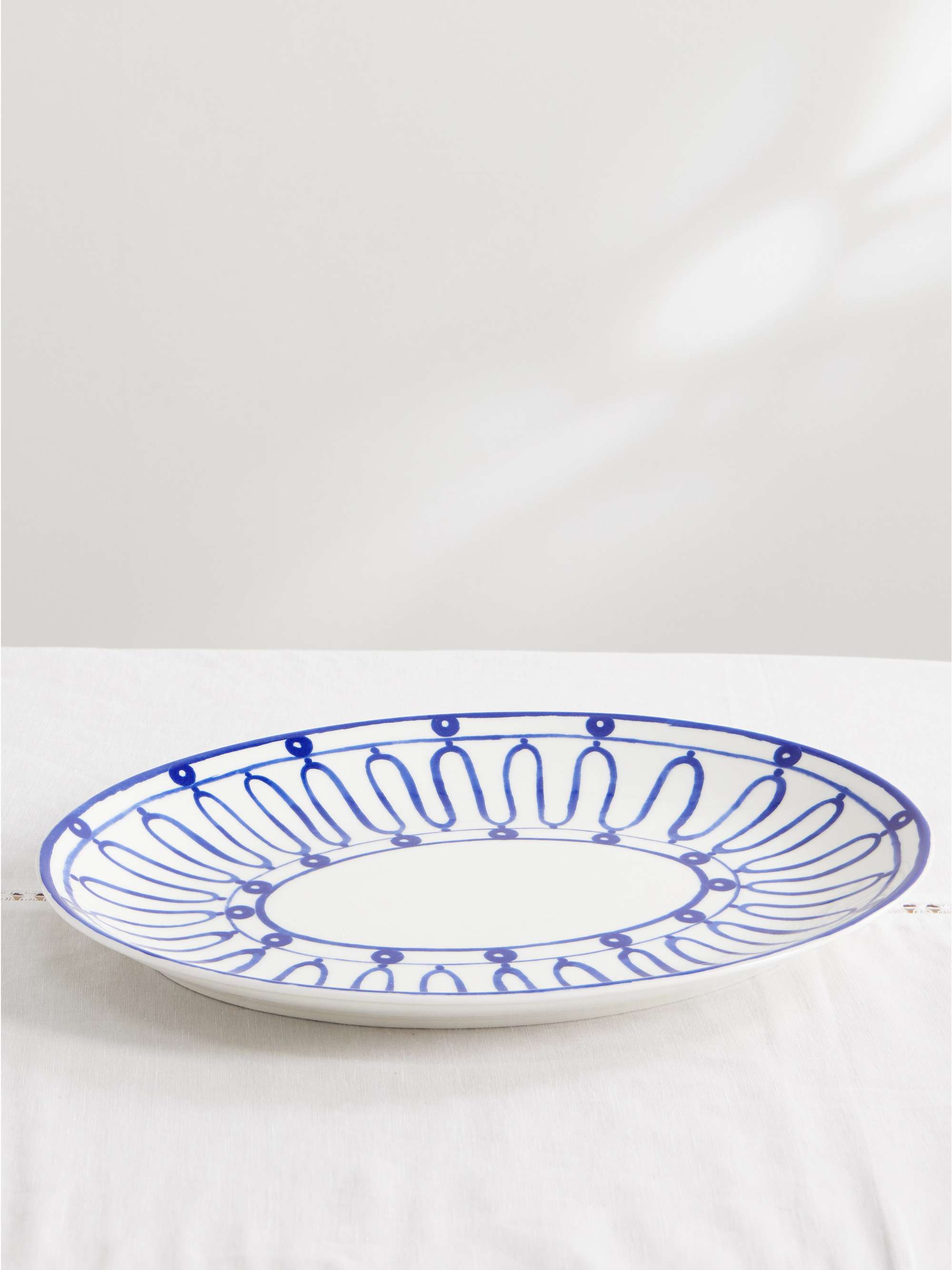 Kyma Painted Porcelain Serving Platter