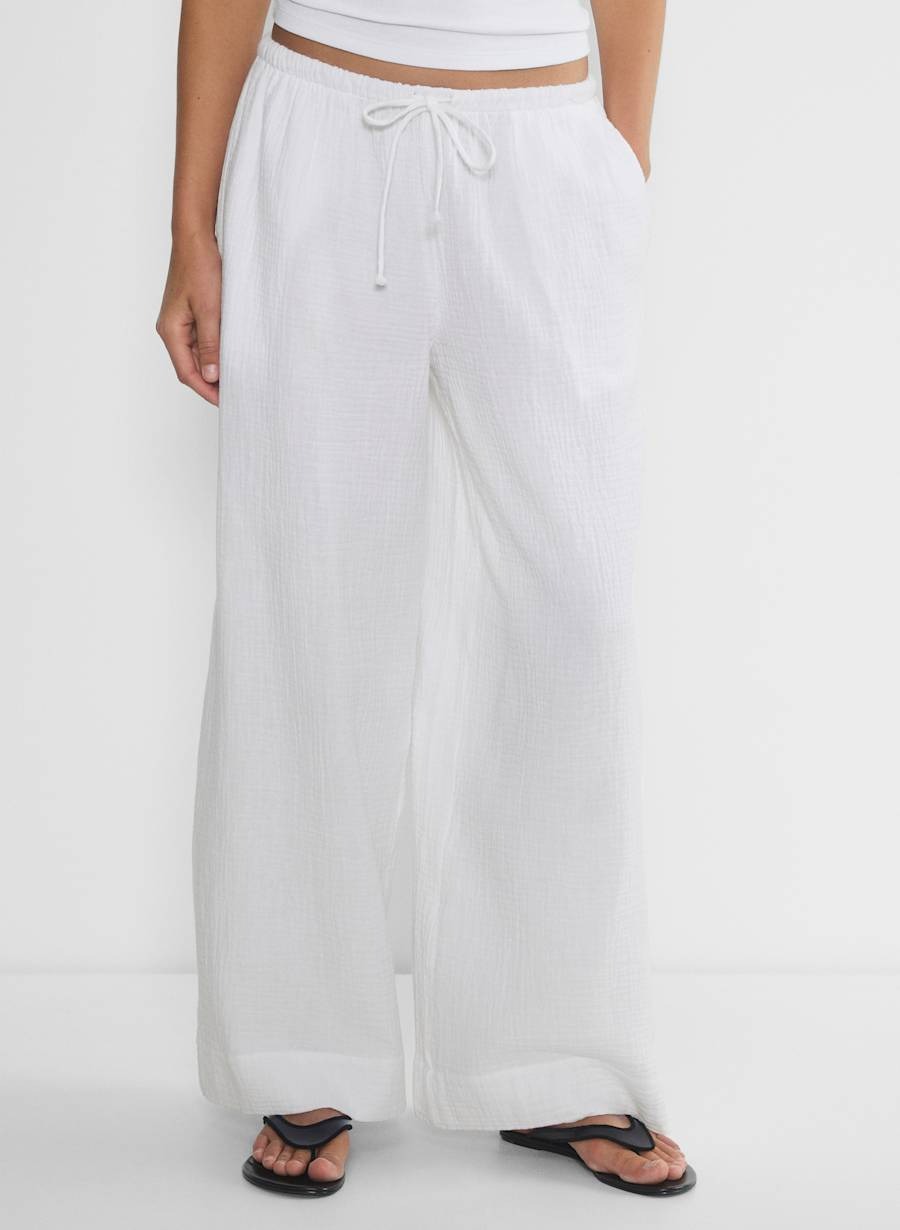 Airplush Cotton™ Coastal Palazzo Pant