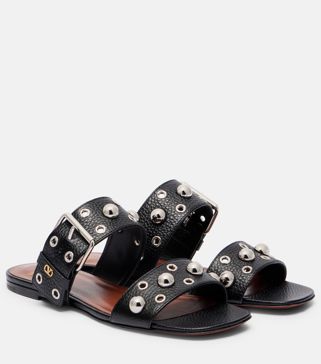 Nellcôte Studded Leather Sandals