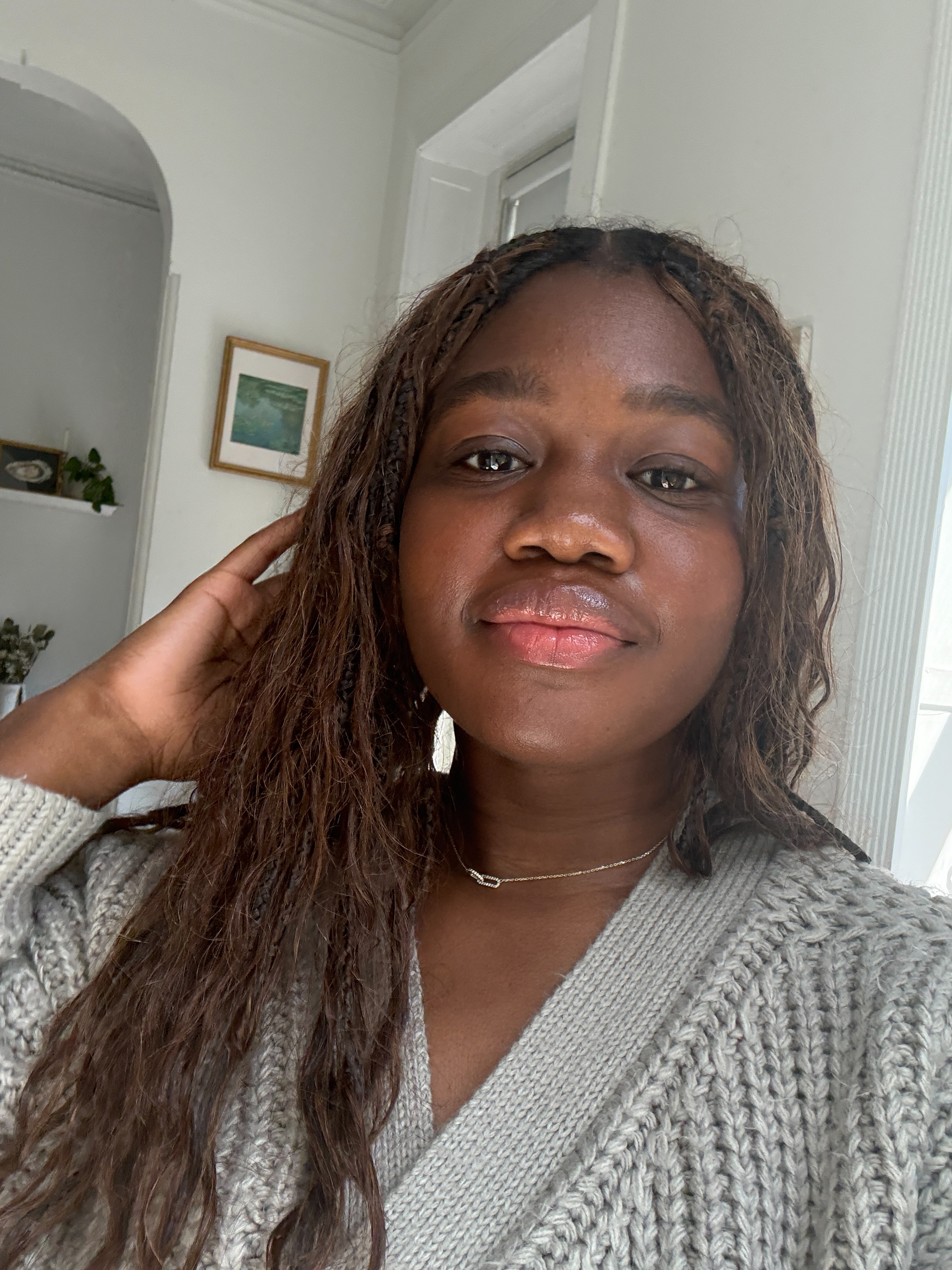 Associate beauty editor Maya Thomas