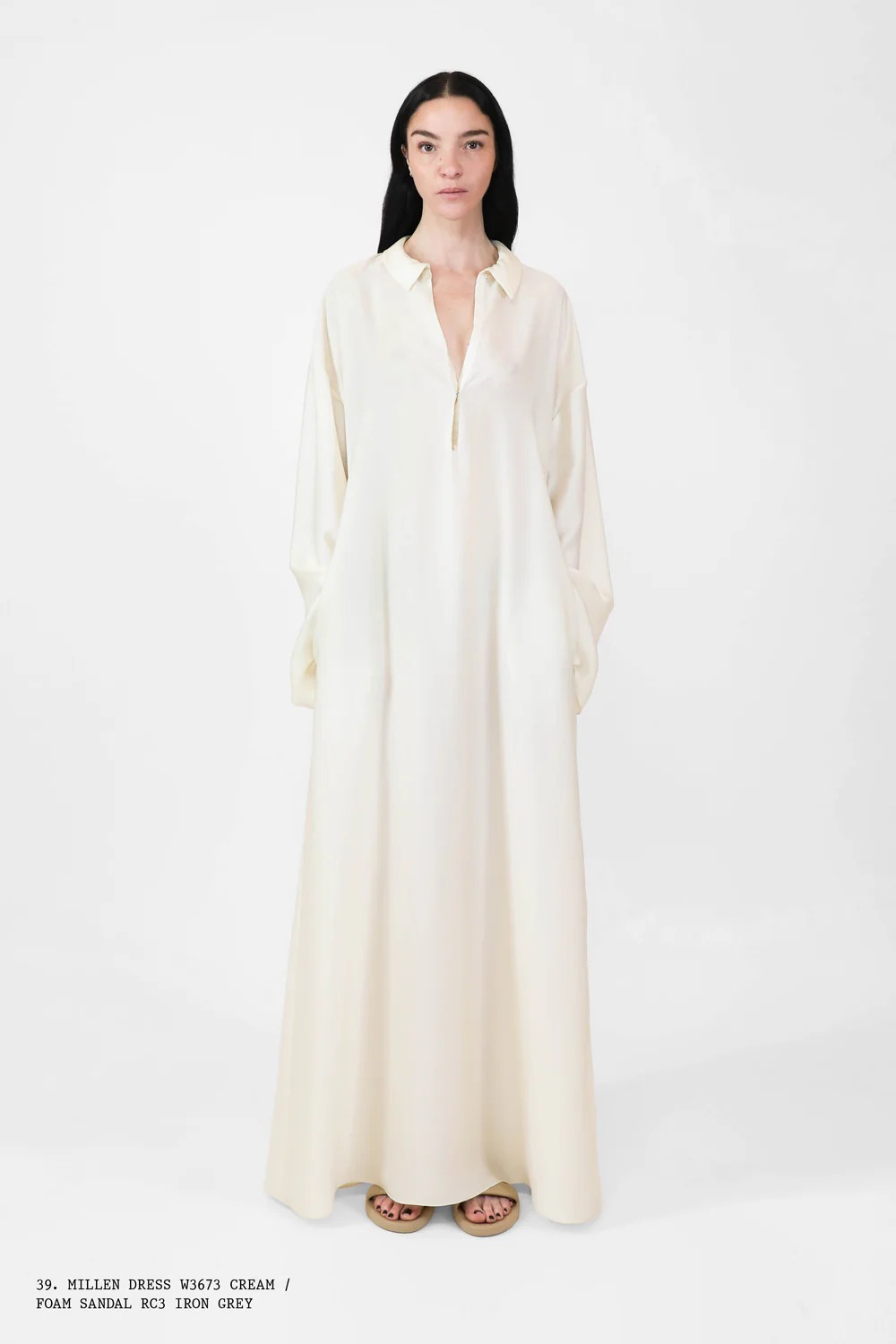 The Row Spring 2025 collection featuring a caftan dress.