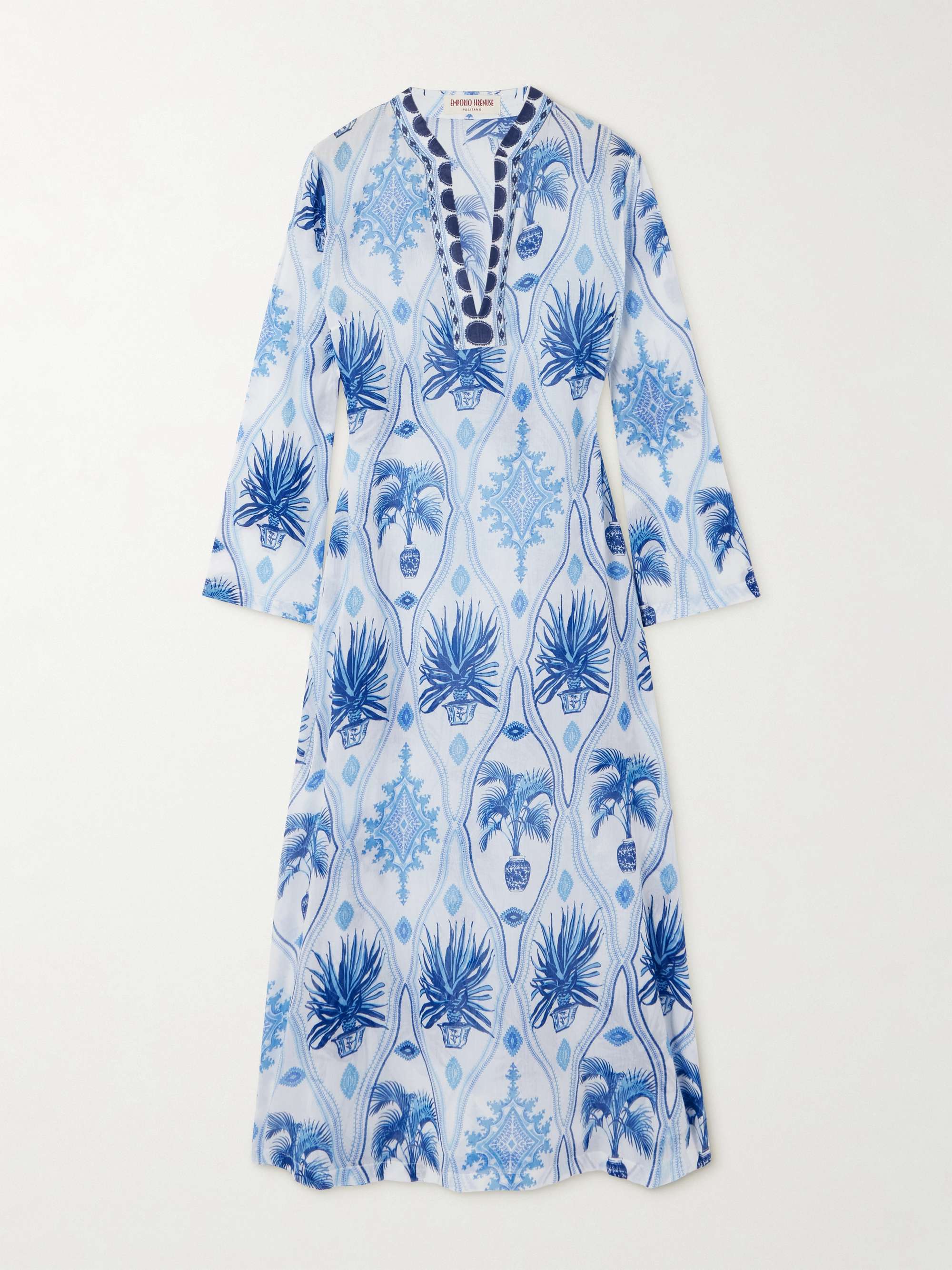 Giada Printed Cotton Kaftan