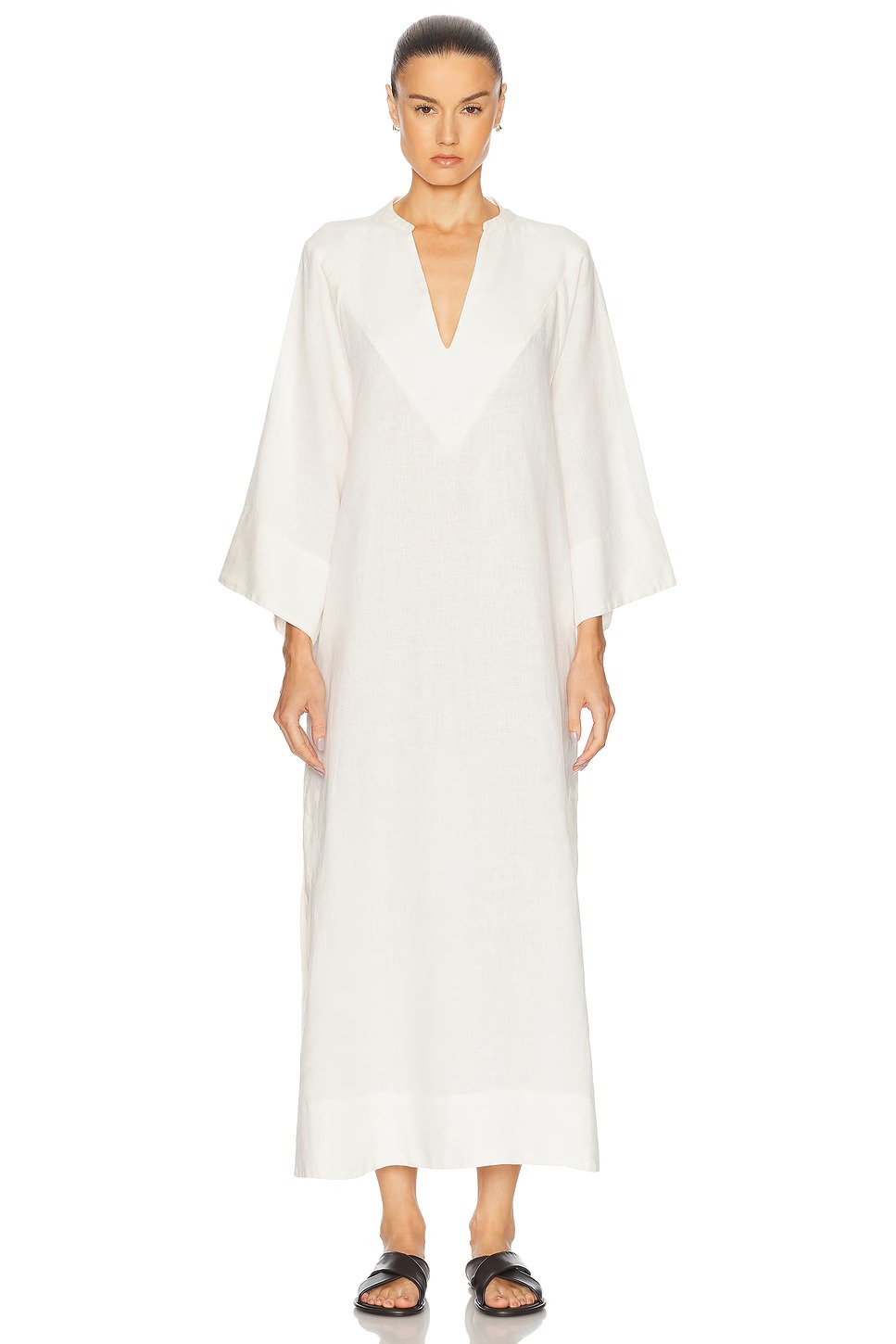 Linen Kaftan Dress