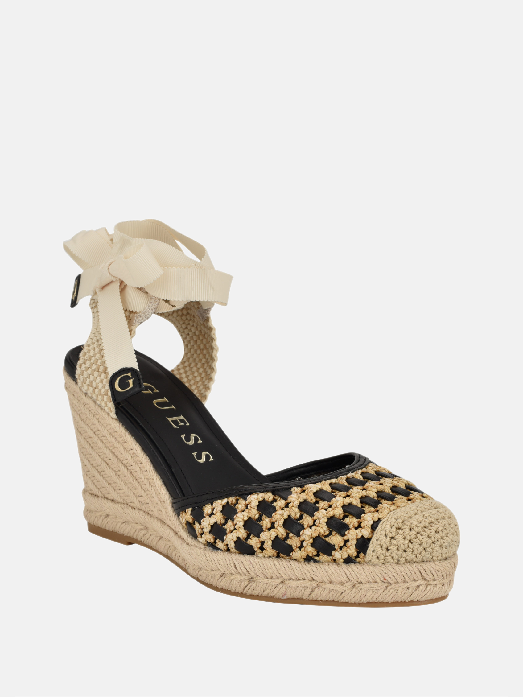 Cylenam Lace-Up Espadrille Wedge Sandals