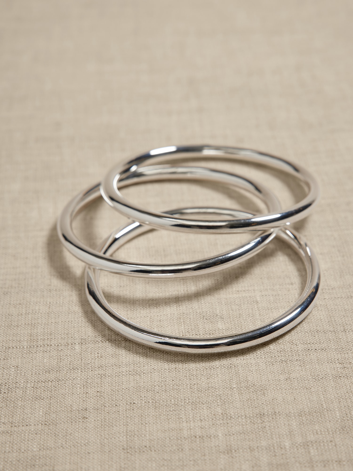 Ravena Triple Bangle Set by Aureus + Argent