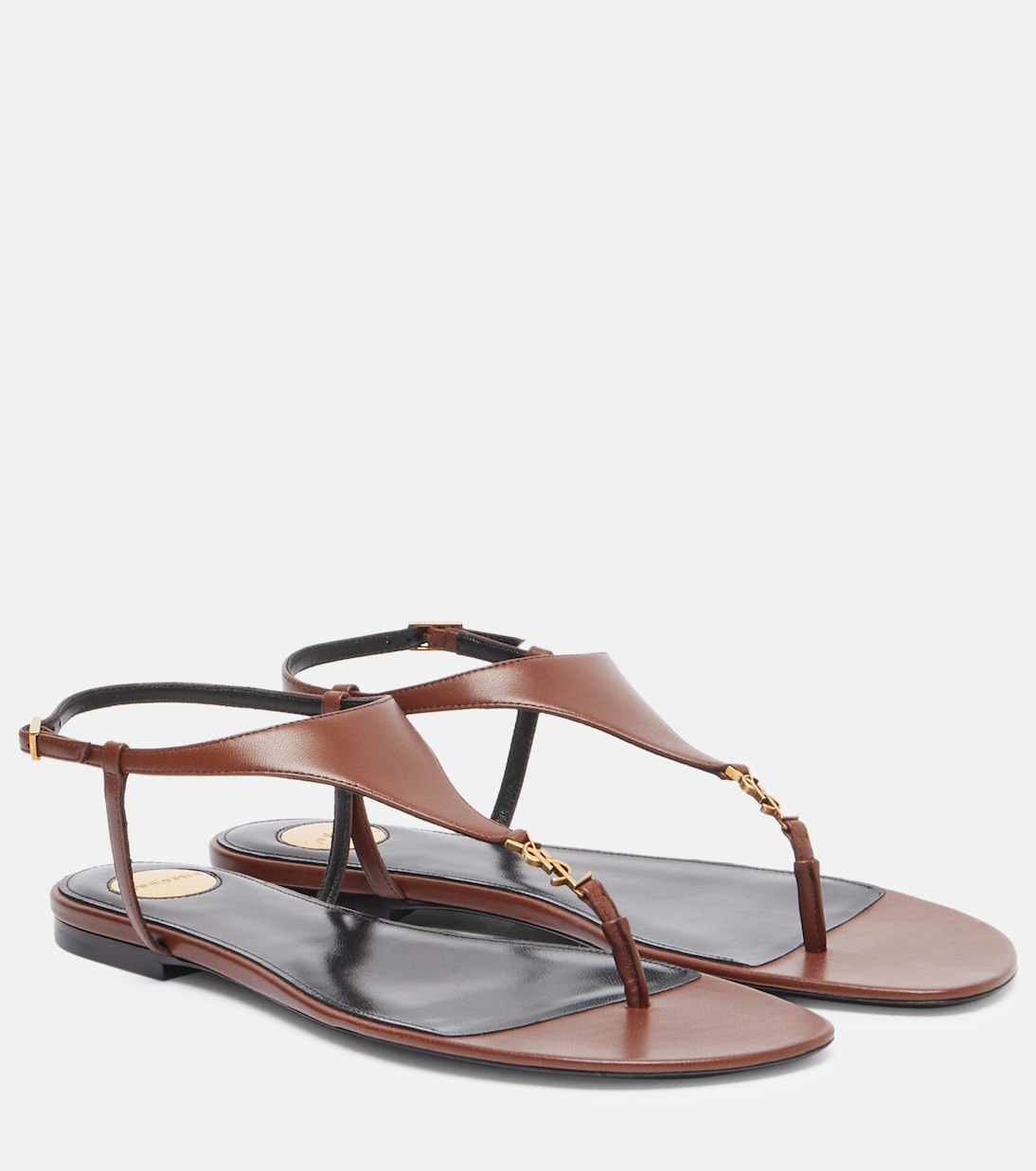 Cassandra Leather Thong Sandals