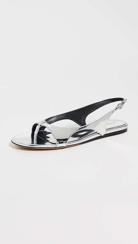 Proenza Schouler Slash Flat Thong Sandals