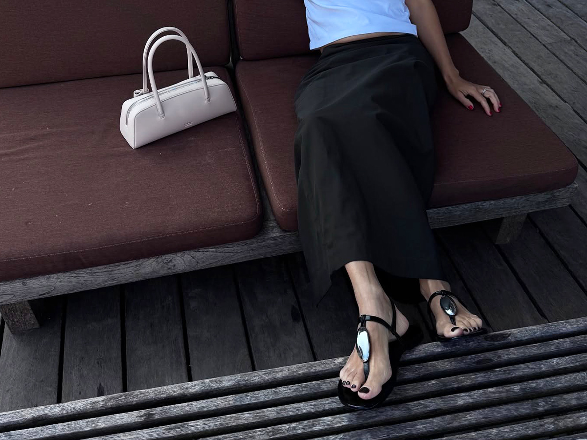 Embellished thong sandals