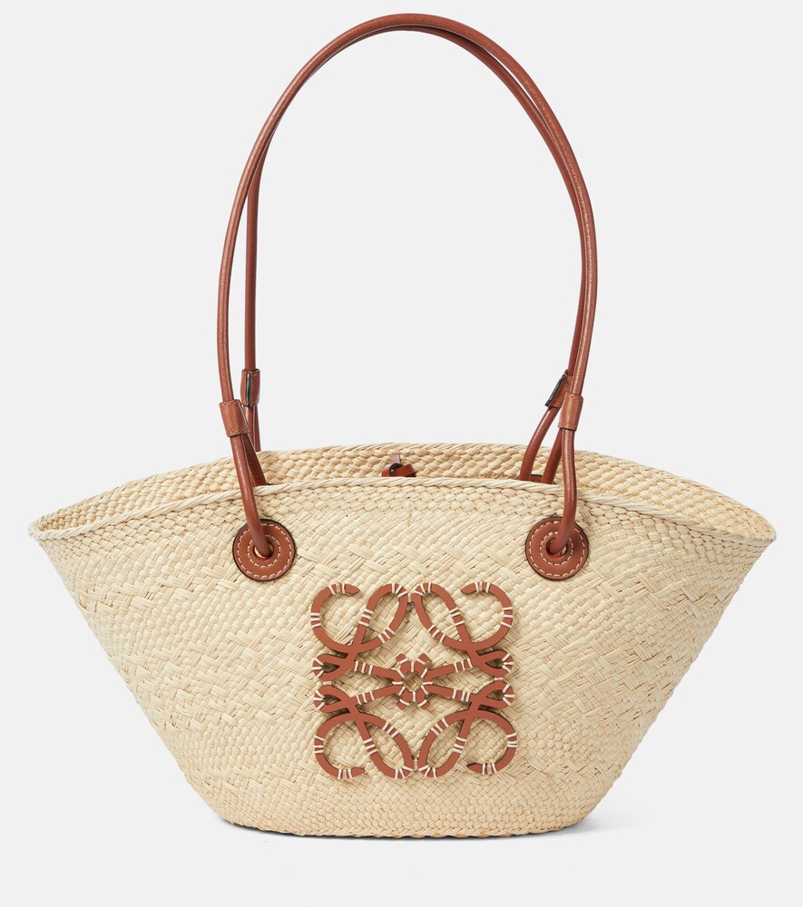 Paulas Ibiza Anagram Small Basket Bag