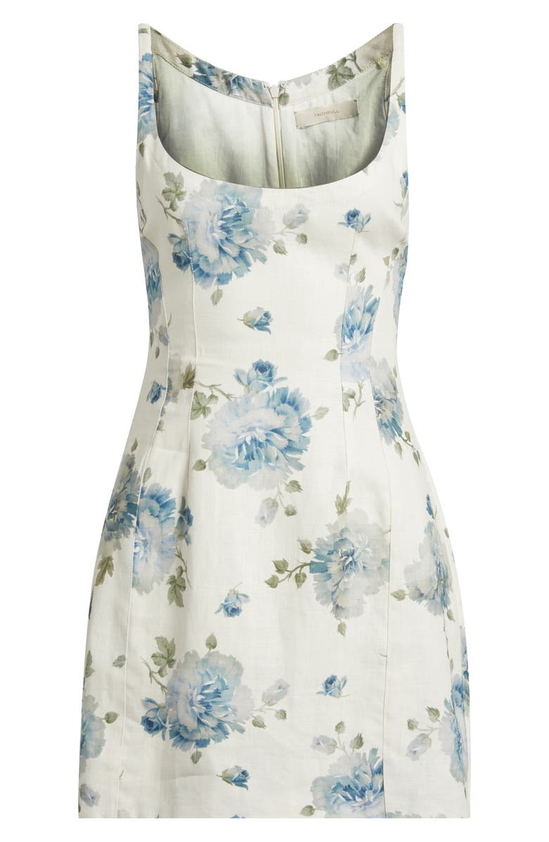 Sanne Floral Linen Minidress