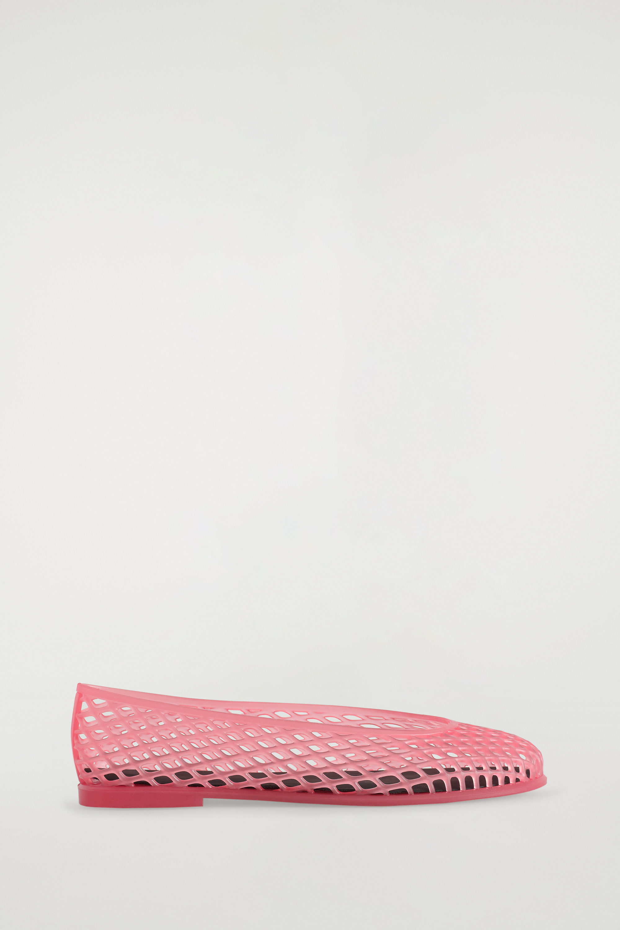 Cut-Out Jelly Ballet Flats