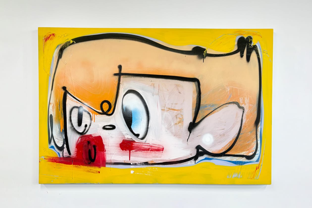 Tomas Gittins Opens Pursuit of Joy Debut Exhibition in London art artworks salomon sportstyle toxic arts gallery.